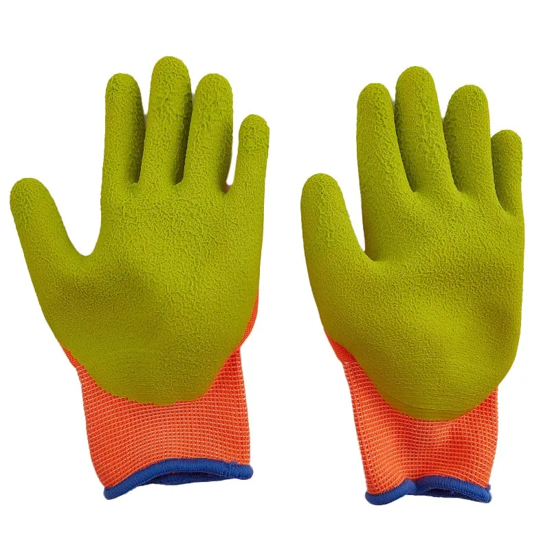 1 Pair Children Garden Planting Gloves Durable Waterproof Gloves Anti-stab Anti-bite Collect Seashells Protective Glove For Kid