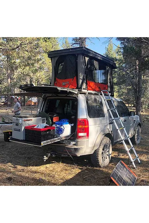 2005-2016 Land Rover LR3 / LR4 / Discovery 3 / Discovery 4 CONVOY Rooftop Tent w/ Low Mount Crossbars