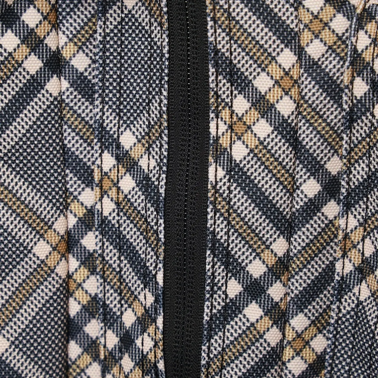 35L Backpack Black Tan Plaid