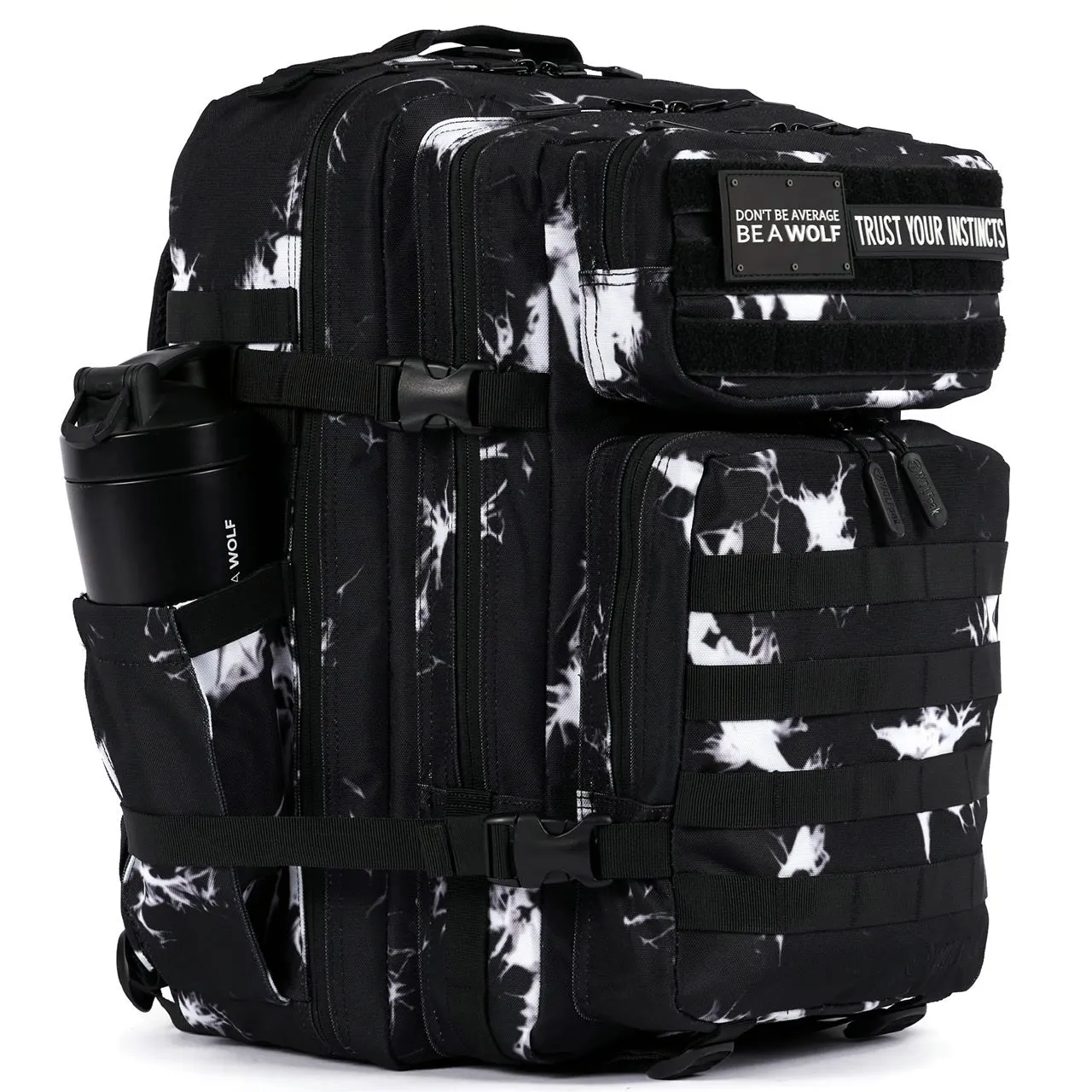 45L Backpack Black Lightning