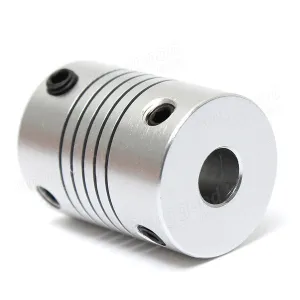 5-6mm ALUMINIUM FLEXIBLE SHAFT COUPLING 5mm to 6mm