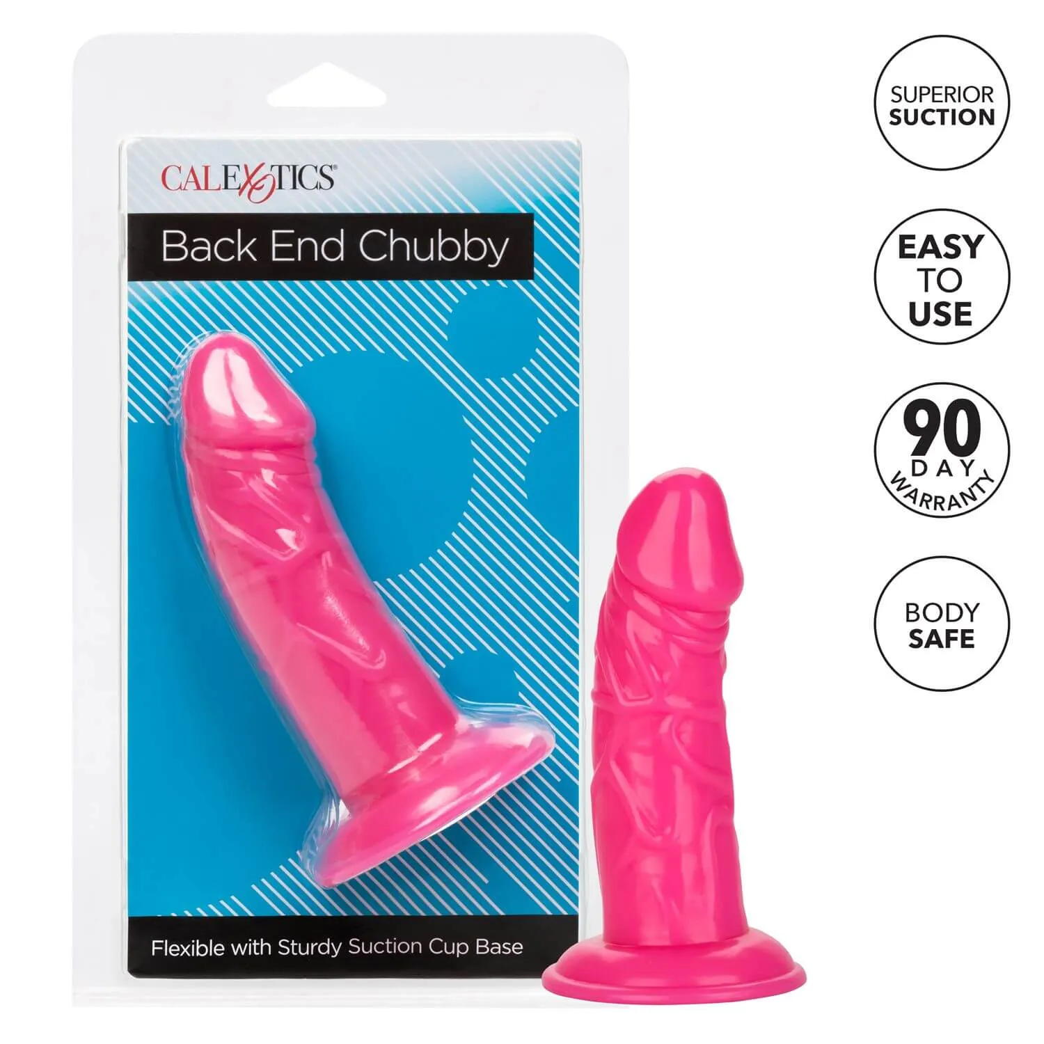 Back End Chubby Pink Realistic Dong - Your Path to Sensual Pleasure