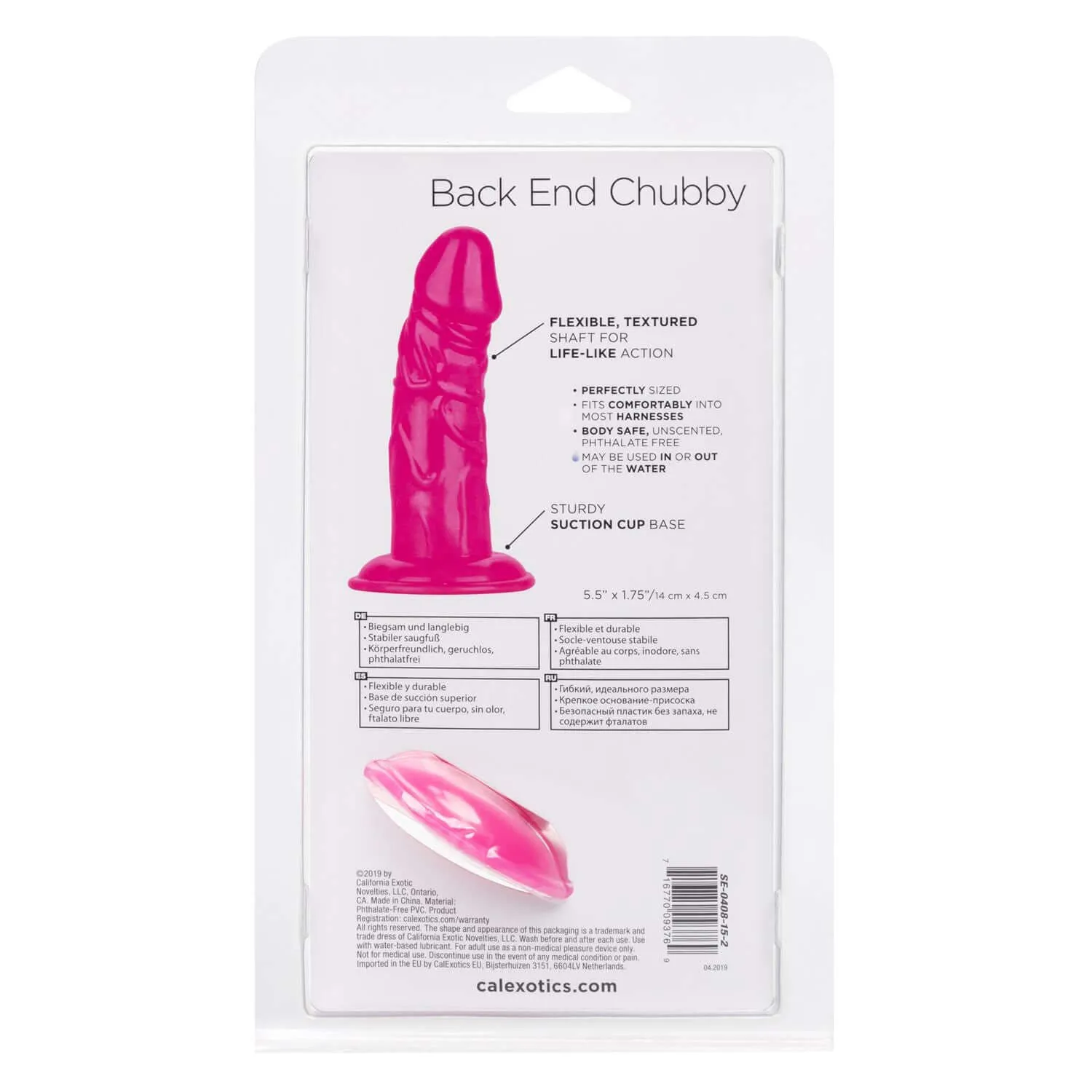 Back End Chubby Pink Realistic Dong - Your Path to Sensual Pleasure