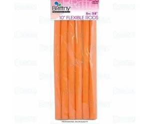 Brittny-Professional-10-Flexible-Rods-Orange-6Pcs