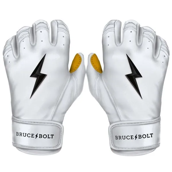 Bruce Bolt Youth Premium Pro Short Cuff Pair of Batting Gloves