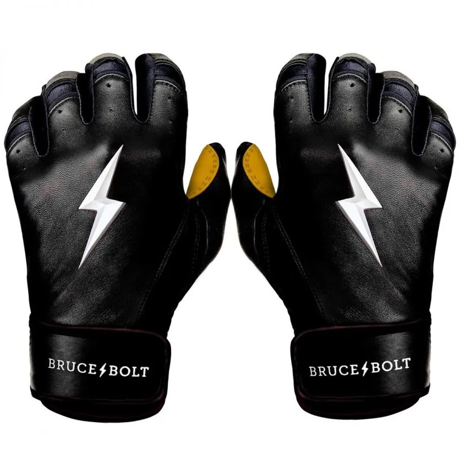 Bruce Bolt Youth Premium Pro Short Cuff Pair of Batting Gloves