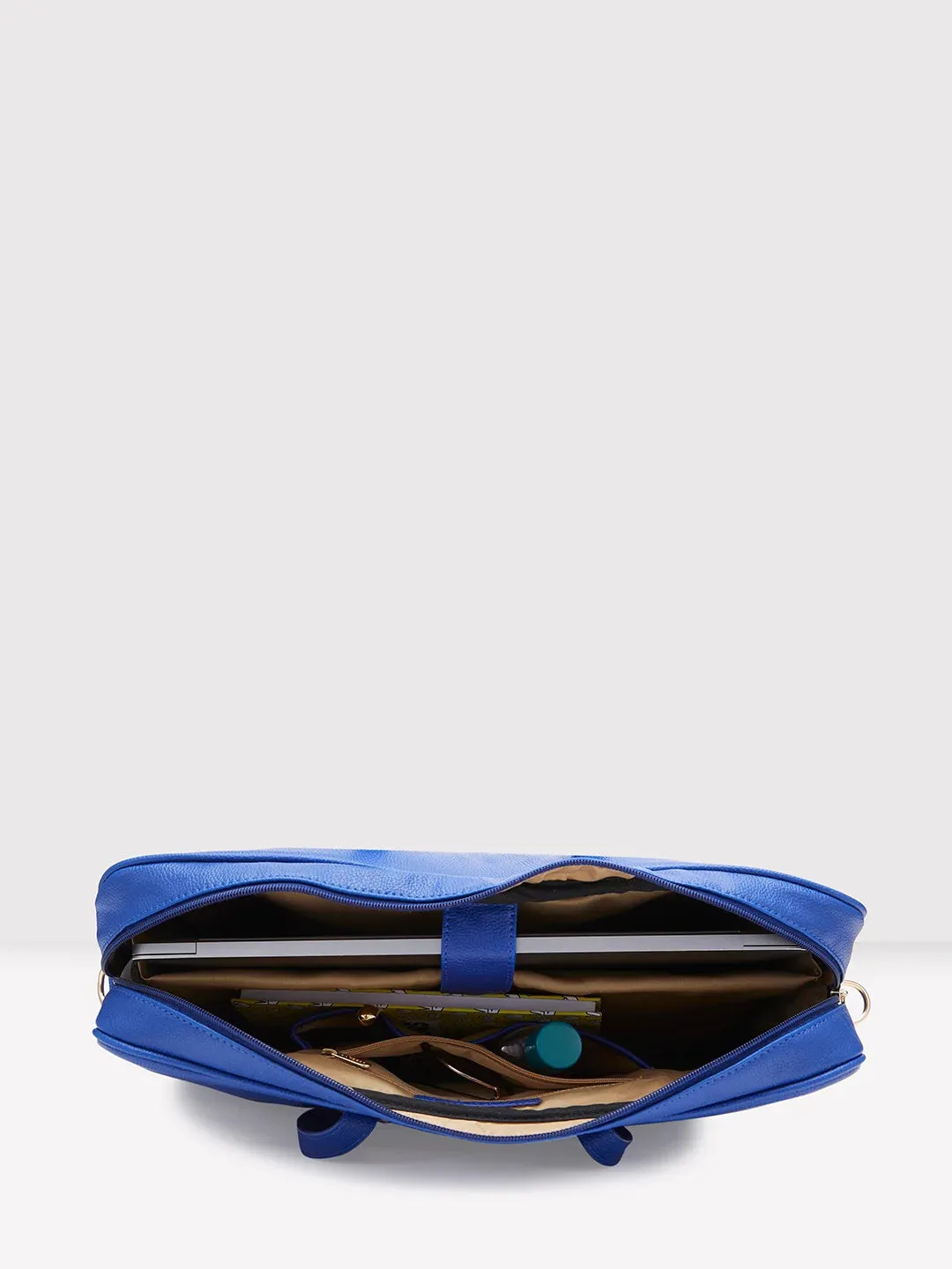 Caprese Cora Laptop Tote Large Blue