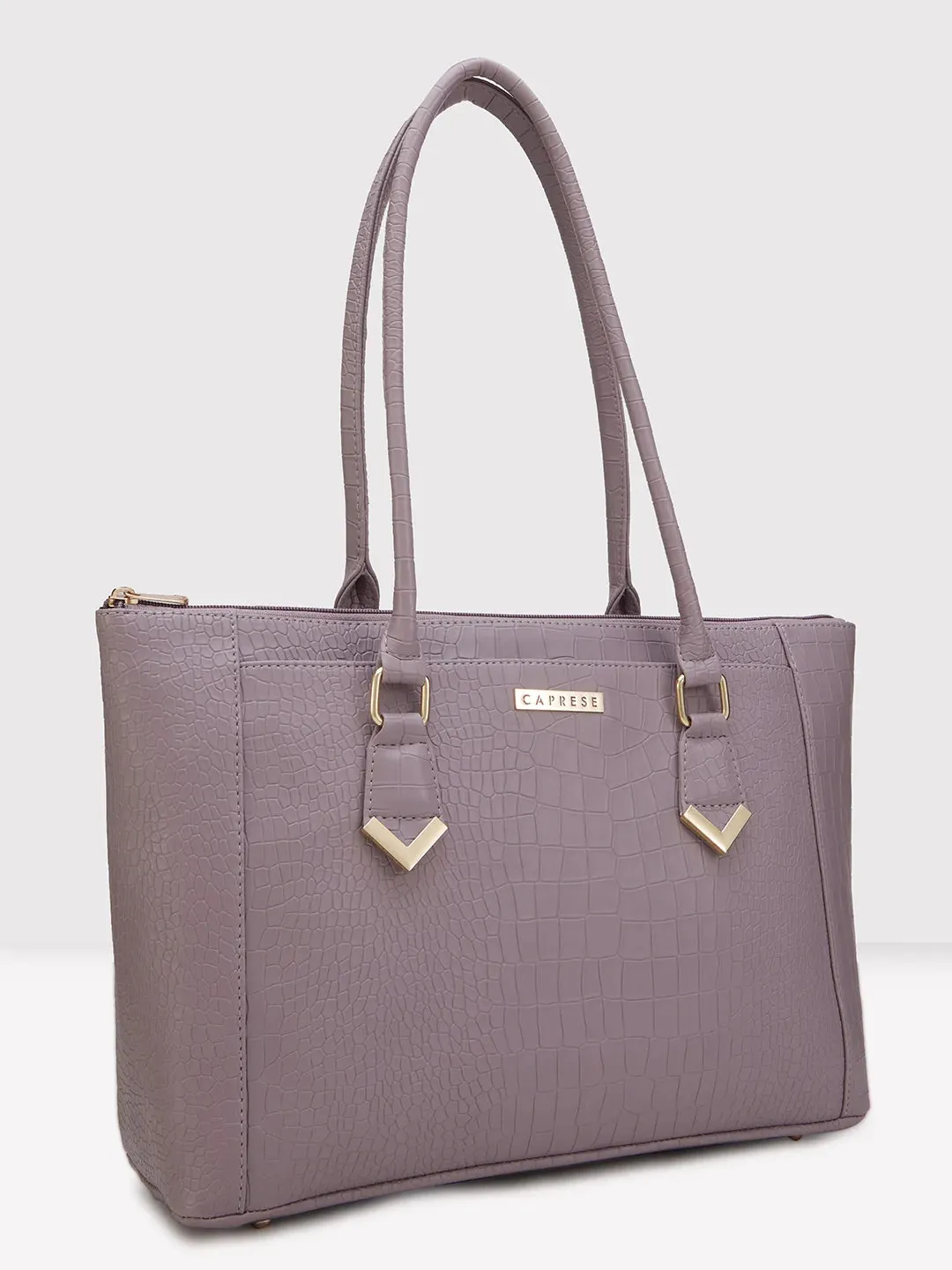 Caprese Freda Laptop Tote Large Lilac