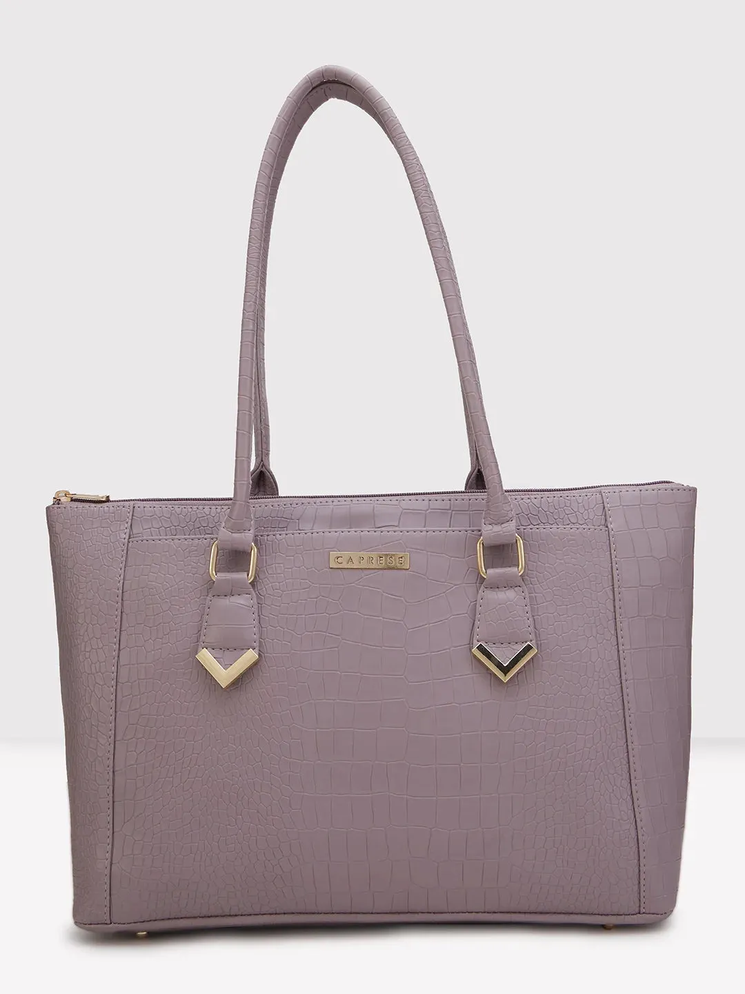 Caprese Freda Laptop Tote Large Lilac