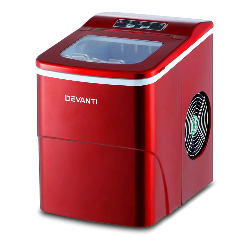 Compact Quick Ice Maker, 2L, 12kg/day - Devanti