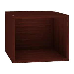 Cubox Display Unit, 40 x 30 cm, Single, Mahogany