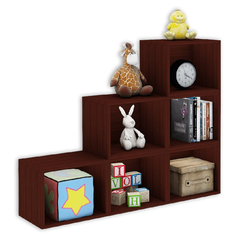 Cubox Display Unit, 40 x 30 cm, Single, Mahogany