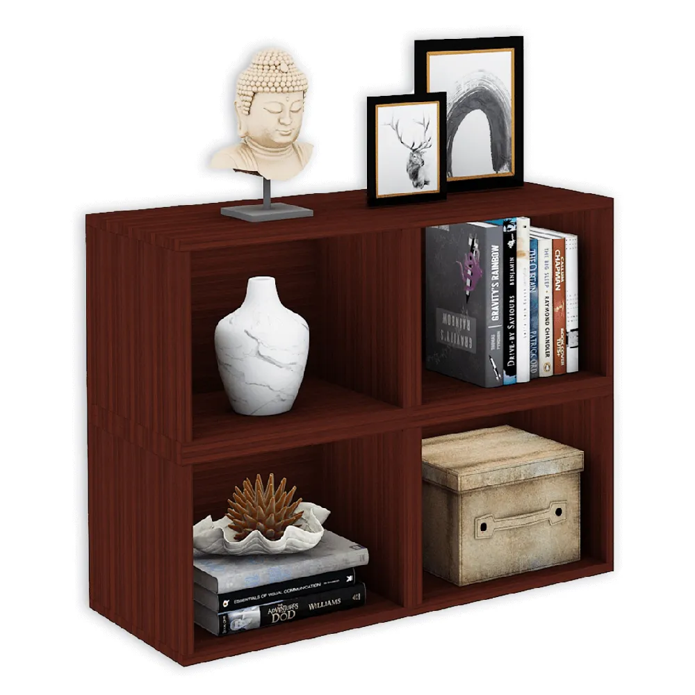 Cubox Display Unit, 40 x 30 cm, Single, Mahogany