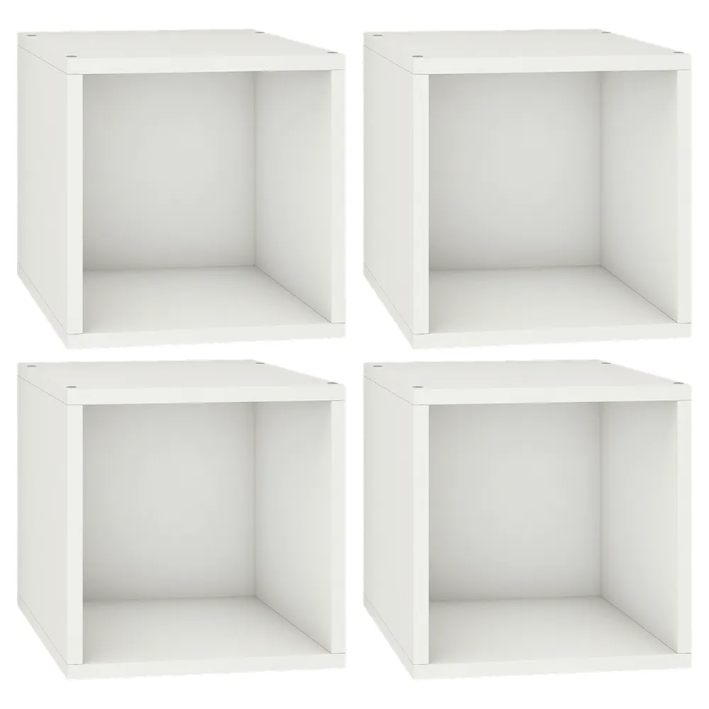 Cubox Storage Unit, 30 x 30 cm, Frosty White (Set of 4)