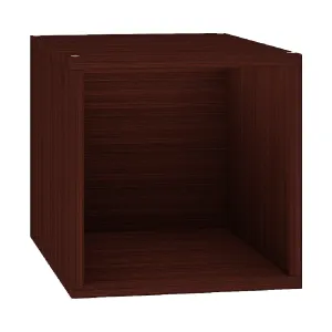 Cubox Storage Unit, 30 x 30 cm, Single, Mahogany