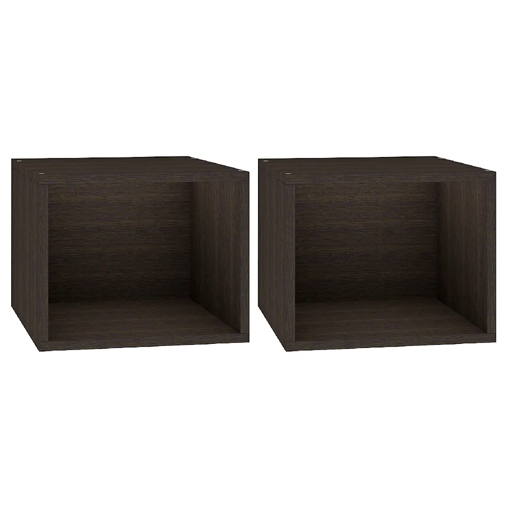 Cubox Storage Unit, 40 x 30 cm, Set of 2, Classic Wenge