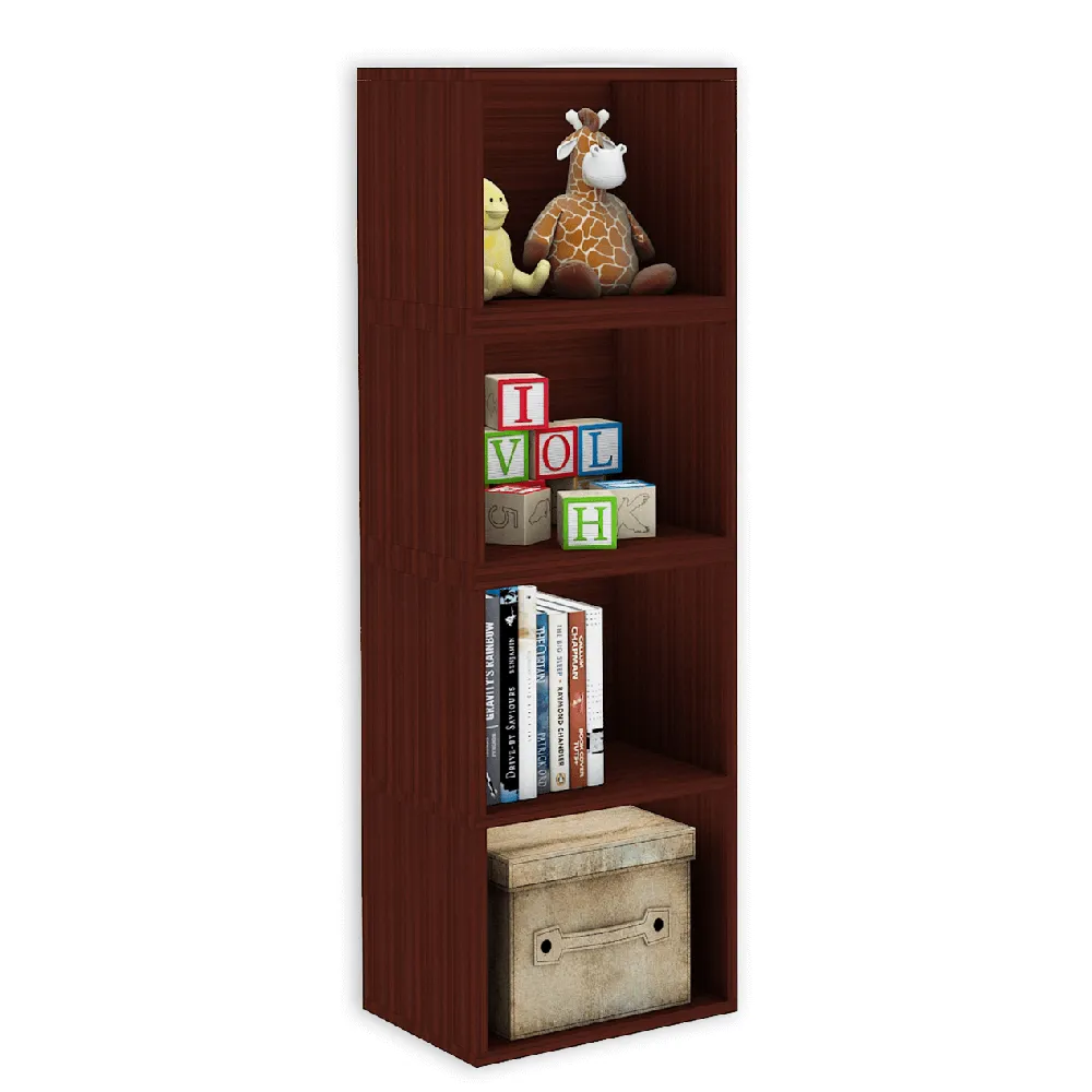 Cubox Storage Unit, 40 x 30 cm, Set of 2, Mahogany