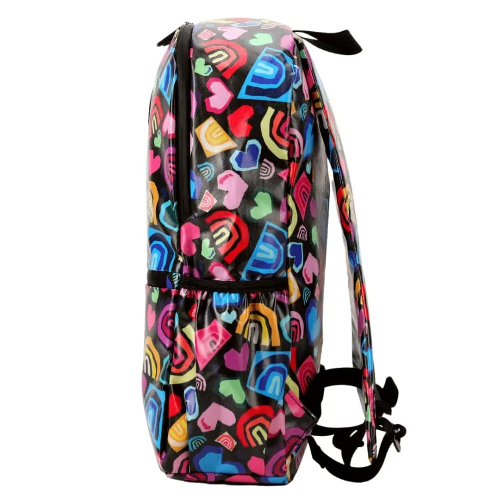 Large Kids Waterproof Backpack - Love & Rainbow