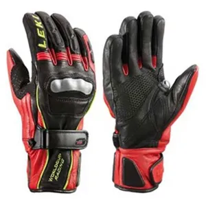 Leki World Cup Jr Pro S Black/Red Gloves