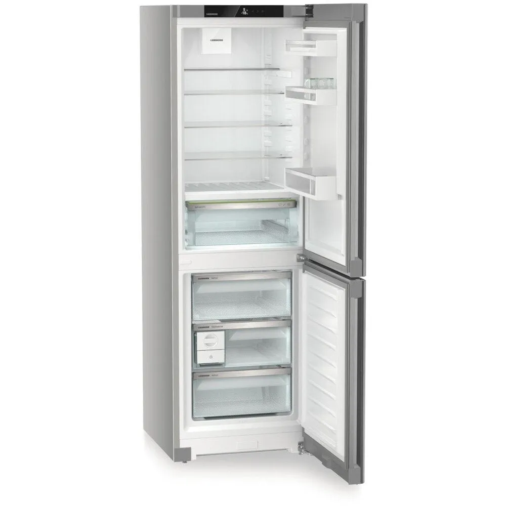 Liebherr CBNsfc 5223 No Frost Fridge Freezer, 70/30, Silver, C Rated