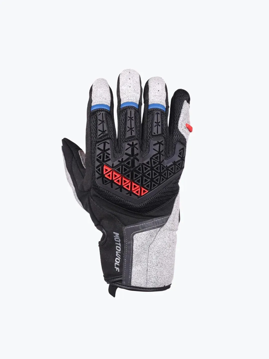 Motowolf Gloves Grey 0338