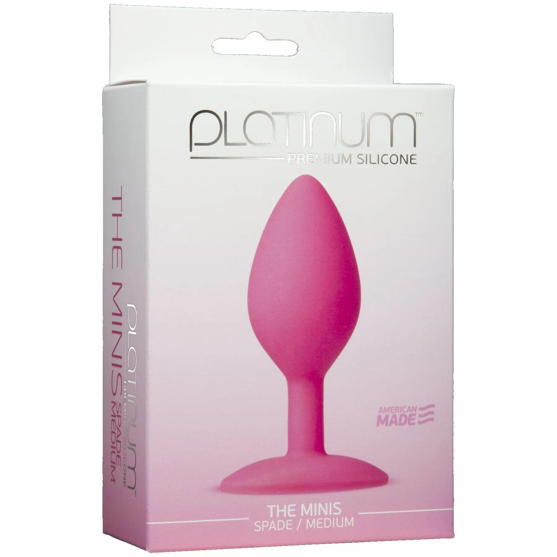 Platinum Minis Spade Medium Pink