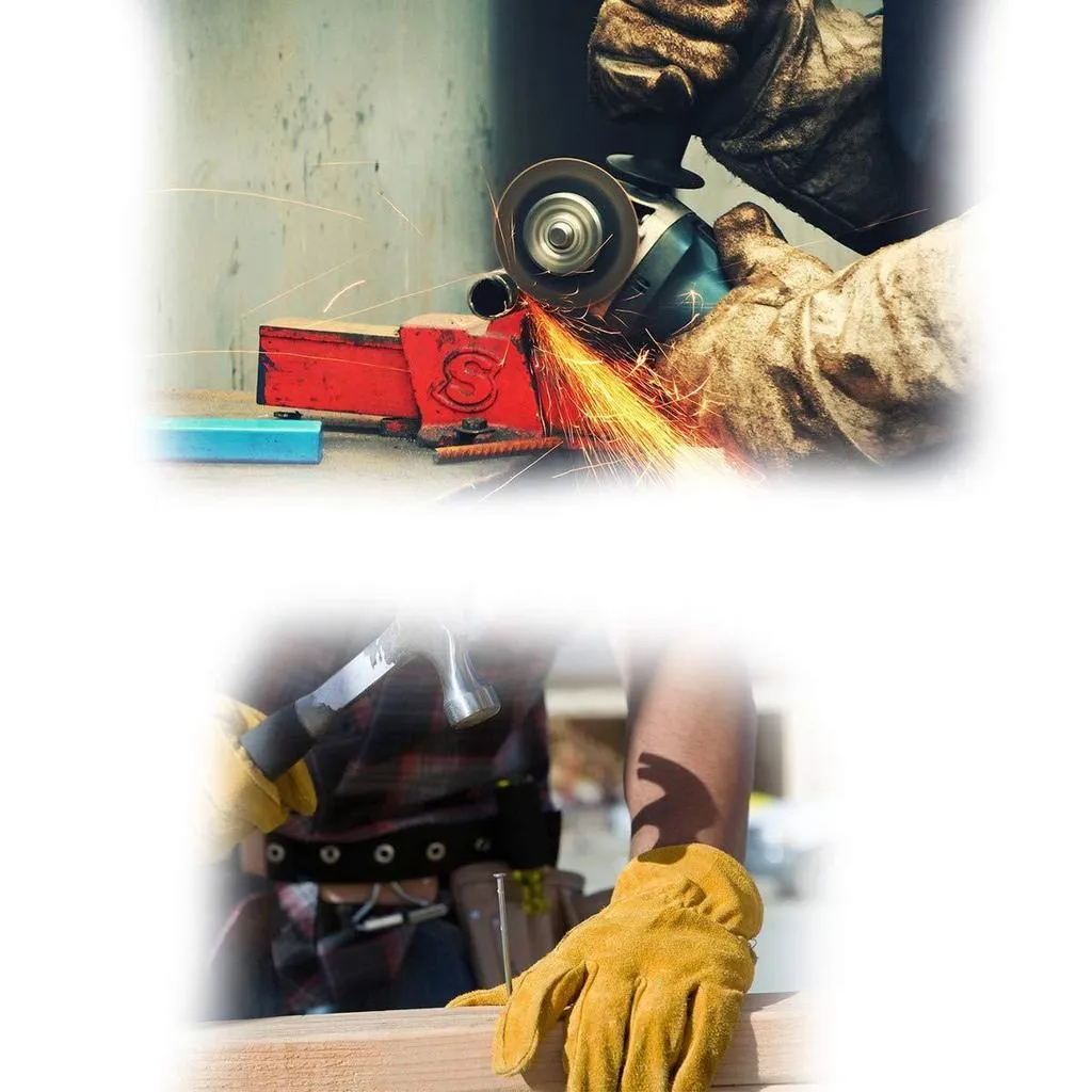 Protective Durable Heat Resistant Welding Work Gloves