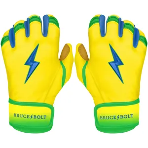 "Coach RAC" Limited Edition Short Cuff Batting Gloves - RAC Yellow