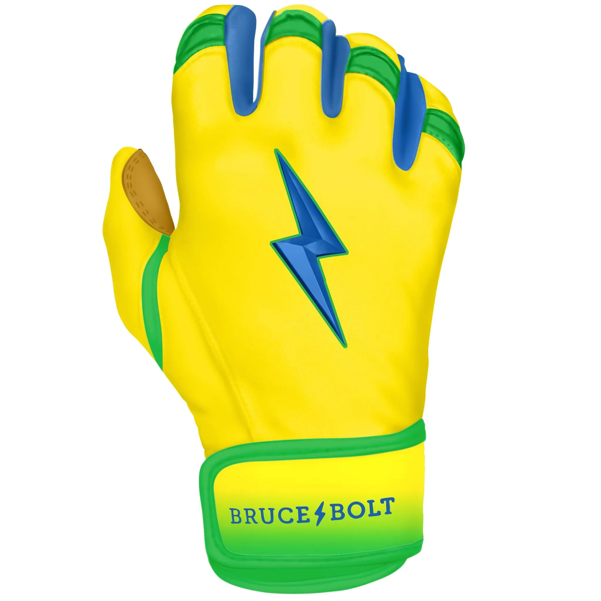 "Coach RAC" Limited Edition Short Cuff Batting Gloves - RAC Yellow