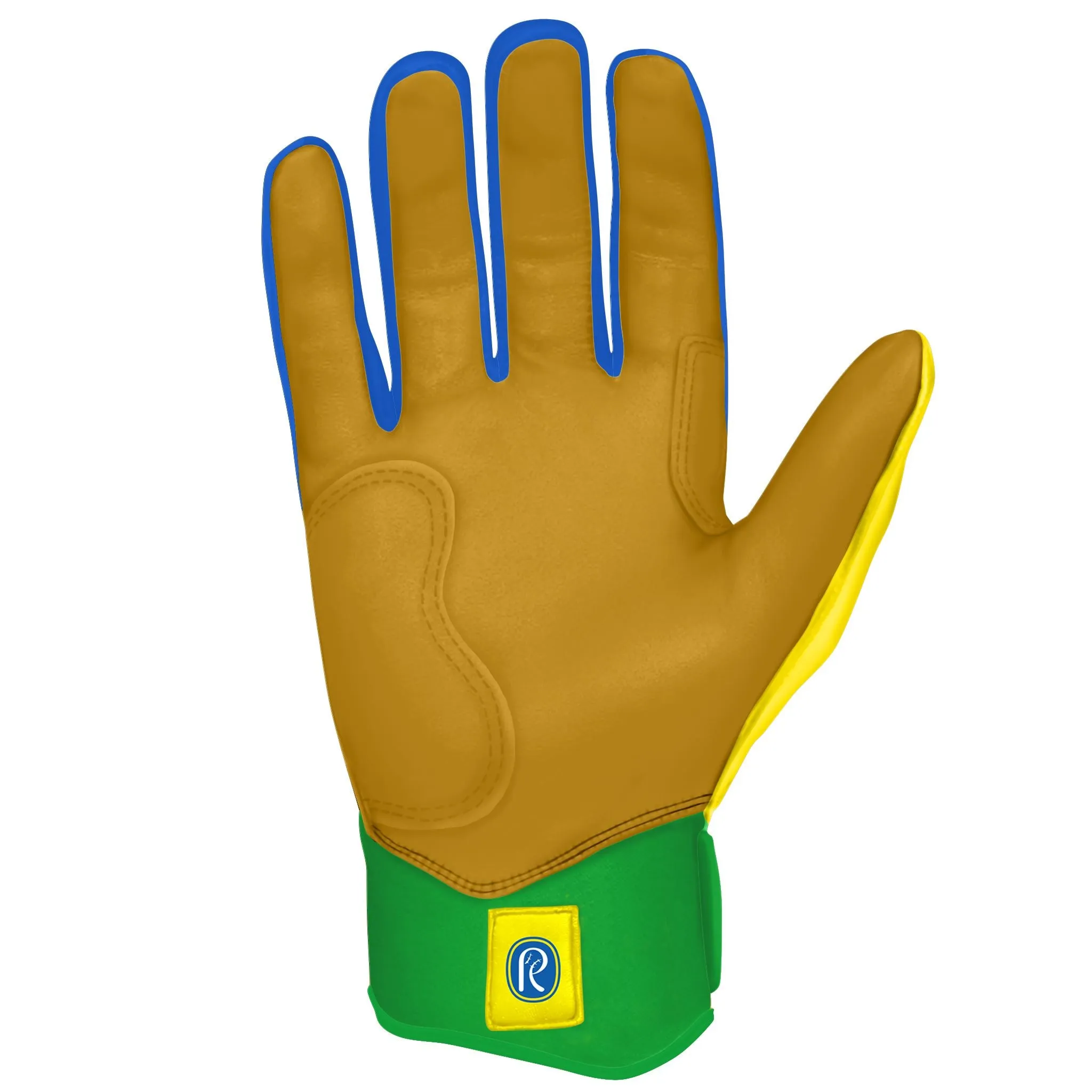 "Coach RAC" Limited Edition Short Cuff Batting Gloves - RAC Yellow