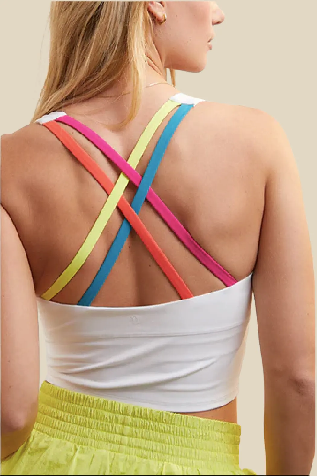 Rainbow Strappy Tank