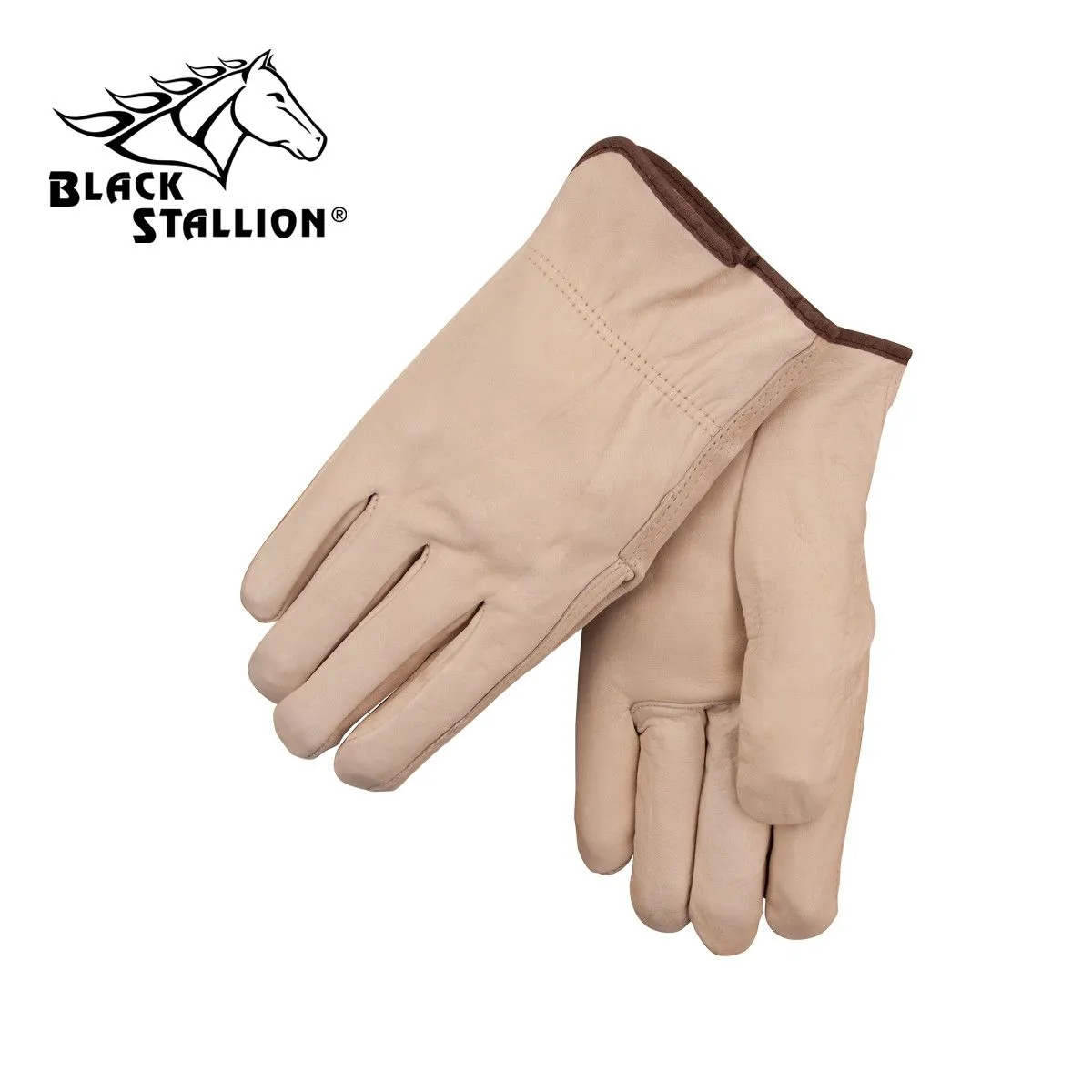 Revco 94 Classic Grain Cowhide w/ Elastic Wrist Driver's Gloves (1 Pair)