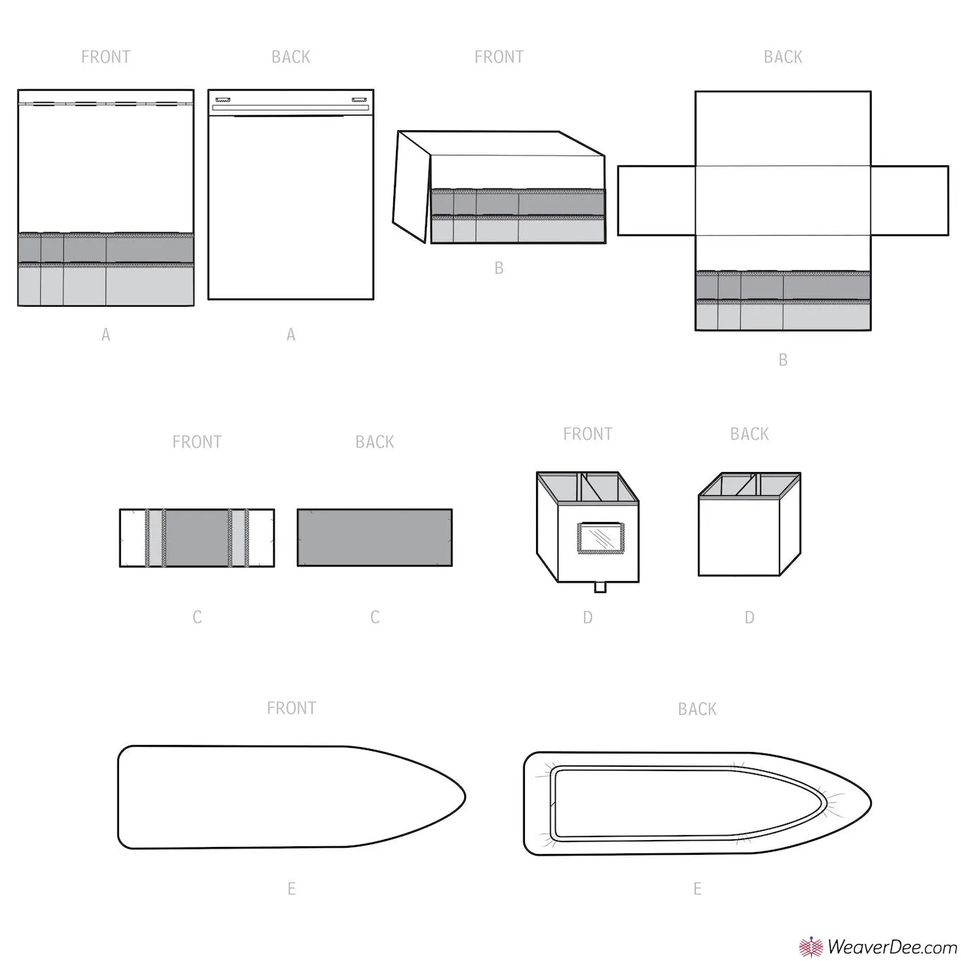 Simplicity Pattern S9444 Creative Space Décor