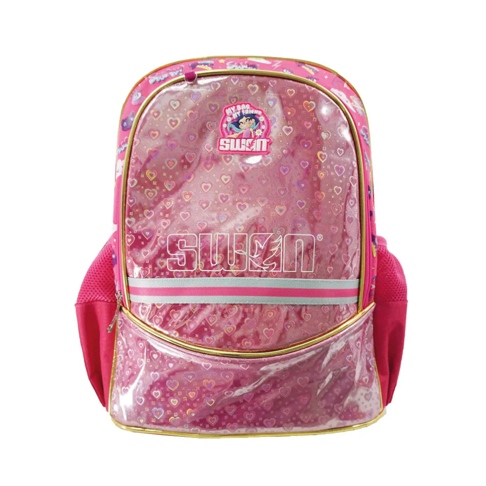 Swan Smile Pop Up School Bag (XL)