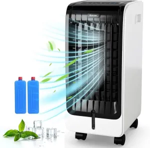 Tangkula Portable Evaporative Air Cooler for Room, 3-in-1 Portable Air Cooler with Remote Control