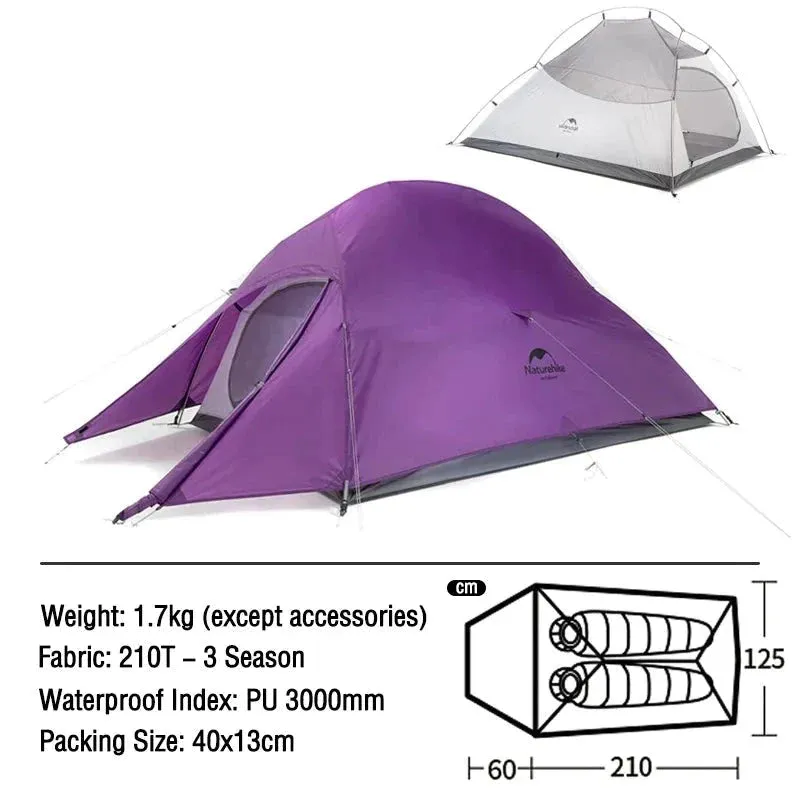 Ultralight Trekking Tent Waterproof Camping Tent for Outdoor Adventures