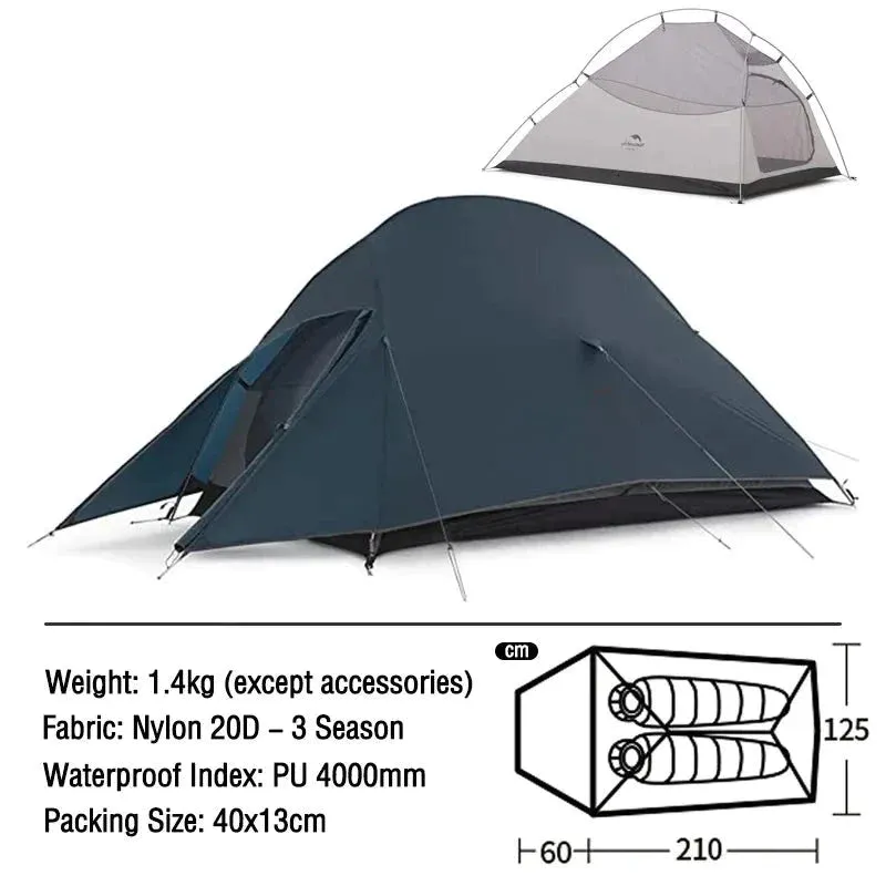 Ultralight Trekking Tent Waterproof Camping Tent for Outdoor Adventures