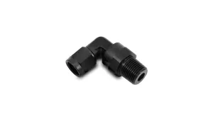 Vibrant -10AN Female to 3/8"NPT Male Swivel 90 Degree Adapter Fitting - 11389