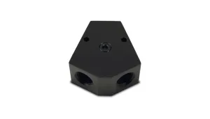 Vibrant Female NPT Y-Block Adapter with 1/8" NPT Port, Single Size: 1/2" NPT, Dual Size: 3/8" NPT - 10821