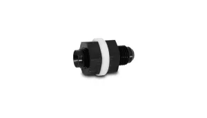 Vibrant Fuel Cell Bulkhead Adapter Fitting; Size: -10AN (With 2 PTFE Crush Washers & Nut) - 16894