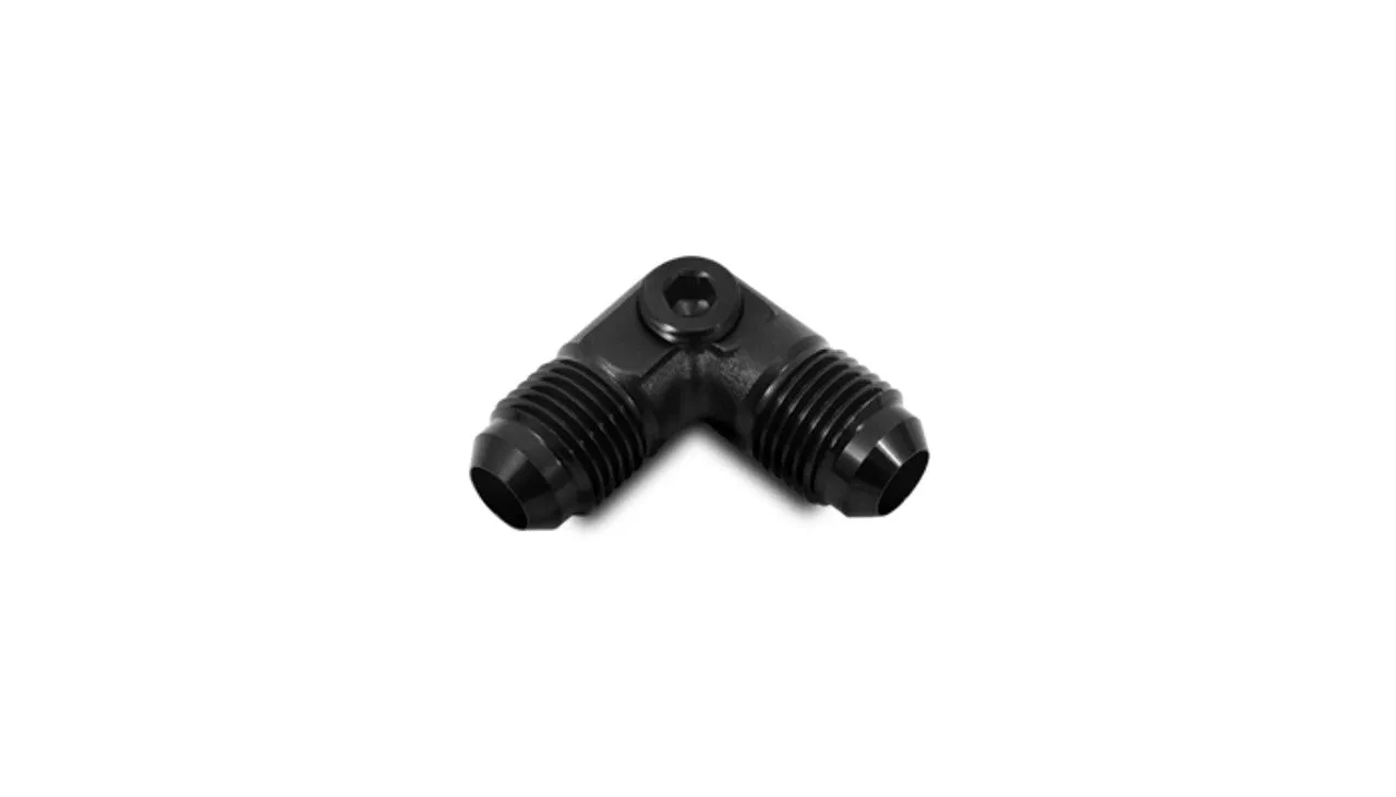 Vibrant Male AN Flare 90 Degree Union Fitting with 1/8" NPT Port; Size: -8AN - 16538