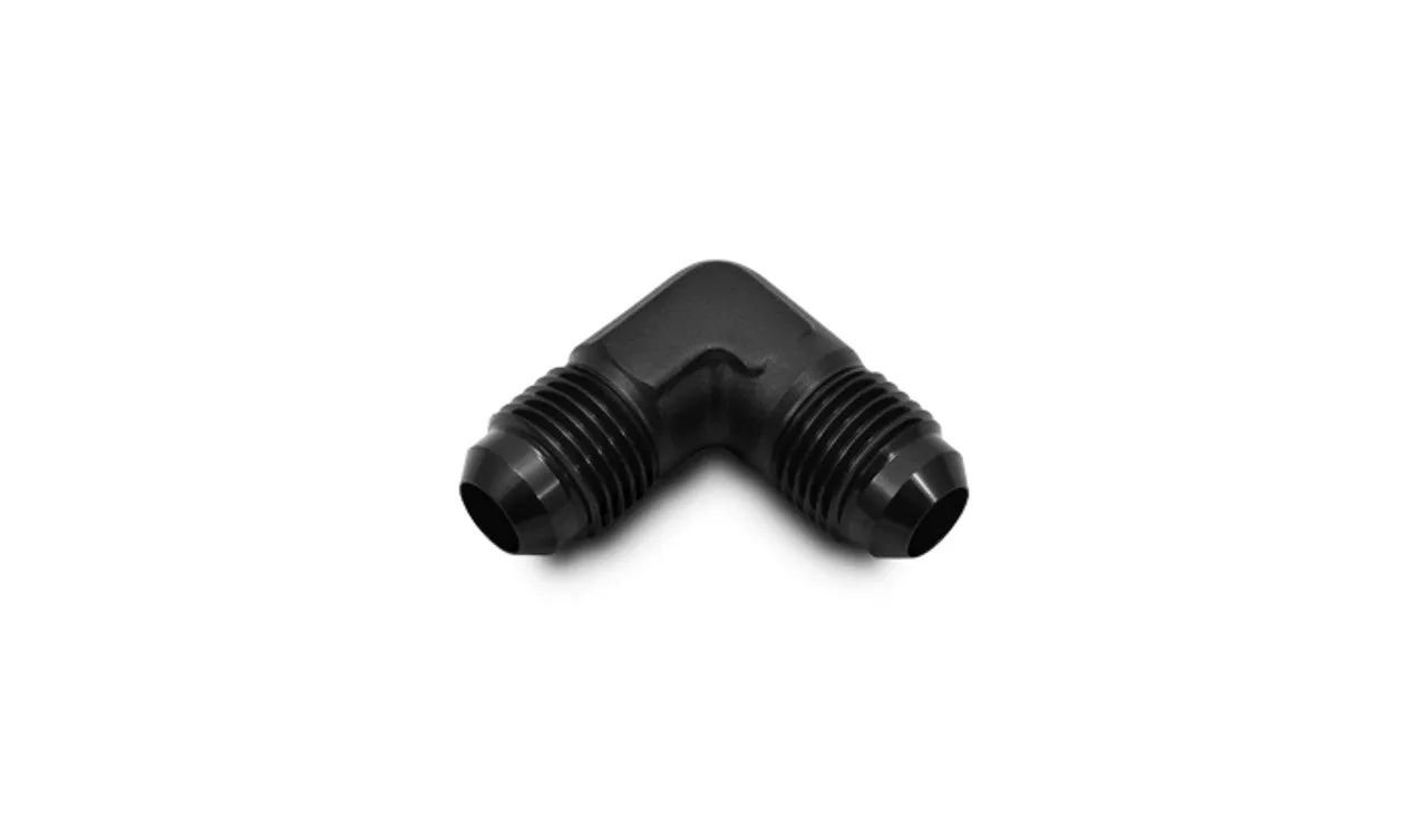 Vibrant Male AN Flare Union 90 Degree Adapter Fitting; Size: -12AN - 10555